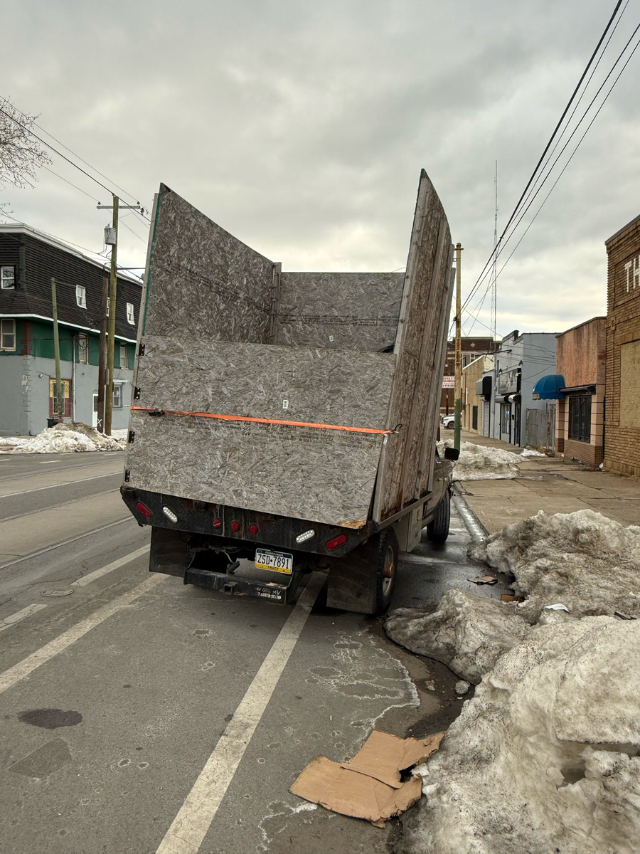 Photographic documentation of the work as submitted to the city's 311 record.