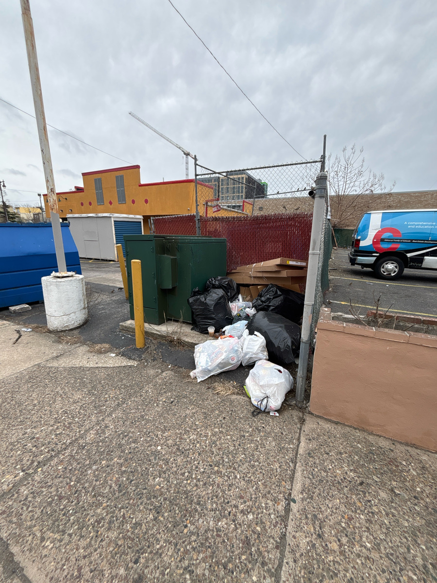 Photographic documentation of the work as submitted to the city's 311 record.
