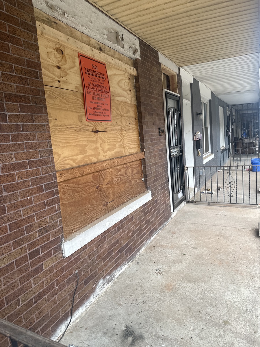 Photographic documentation of the work as submitted to the city's 311 record.