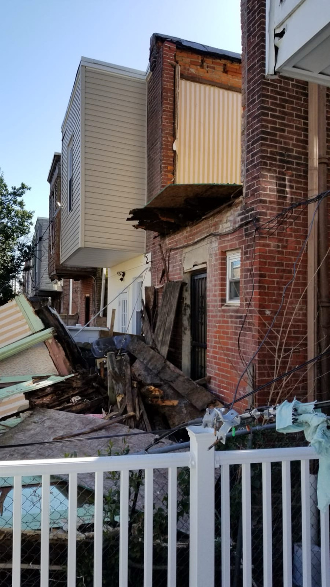 Photographic documentation of the work as submitted to the city's 311 record.