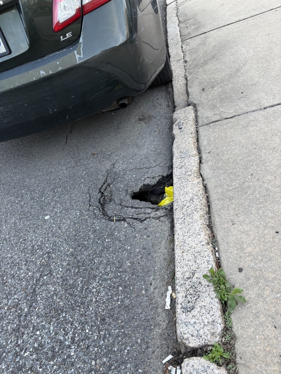 Photographic documentation of the work as submitted to the city's 311 record.