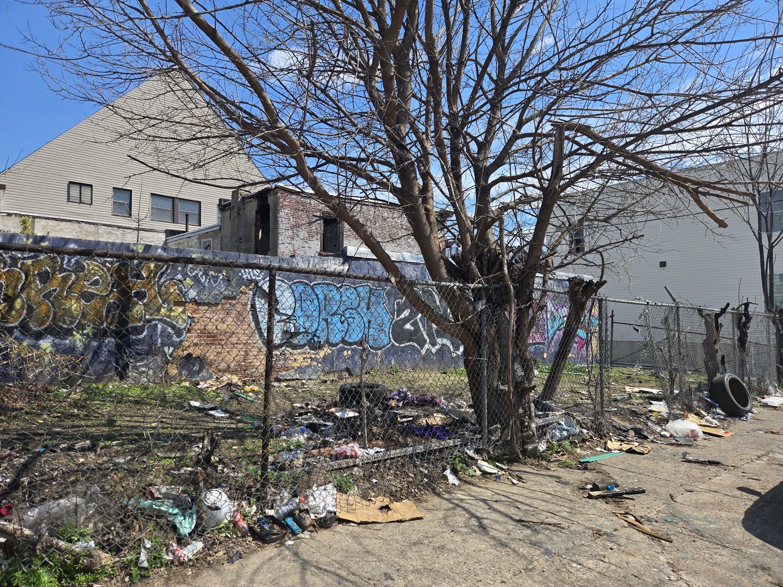 Photographic documentation of the work as submitted to the city's 311 record.