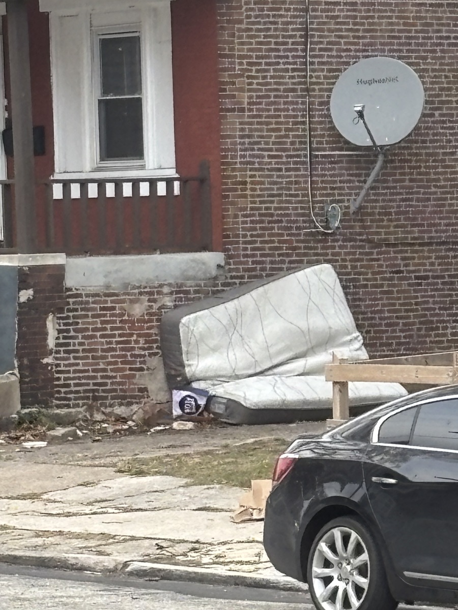 Photographic documentation of the work as submitted to the city's 311 record.