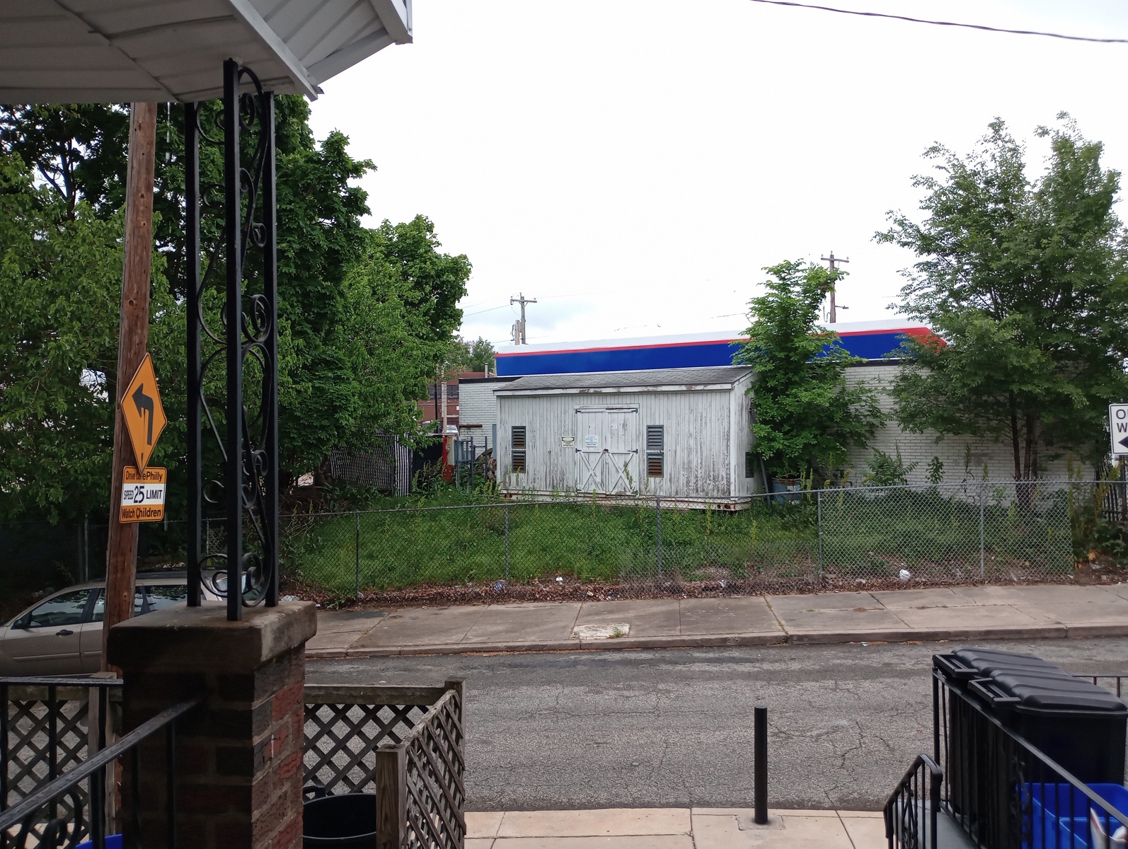 Photographic documentation of the work as submitted to the city's 311 record.