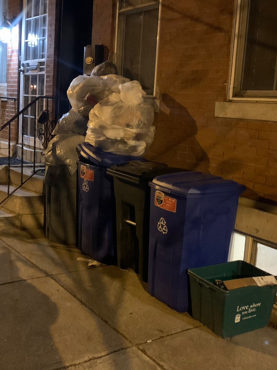 Photographic documentation of the work as submitted to the city's 311 record.