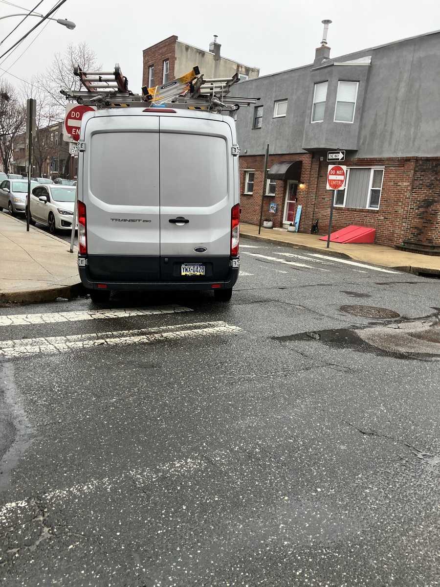 Photographic documentation of the work as submitted to the city's 311 record.