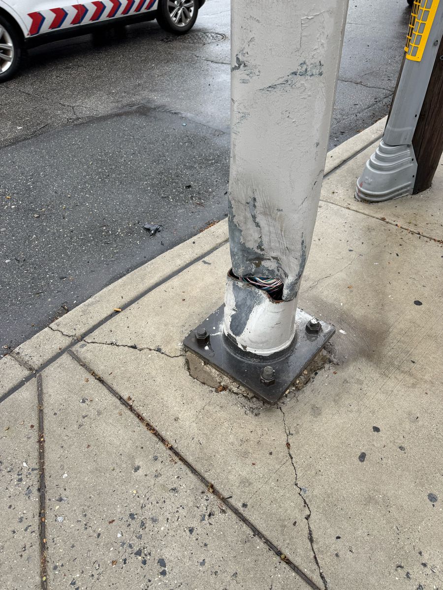 Photographic documentation of the work as submitted to the city's 311 record.