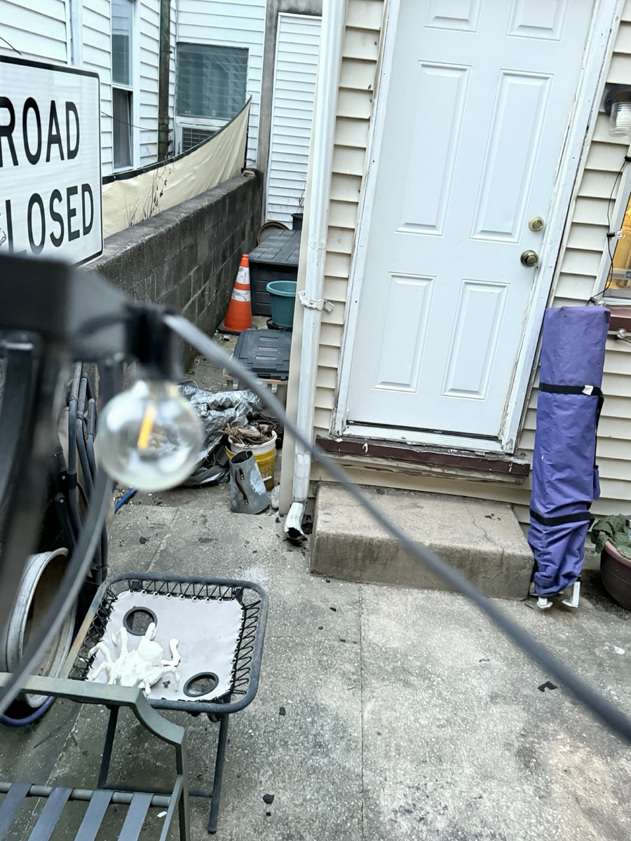 Photographic documentation of the work as submitted to the city's 311 record.