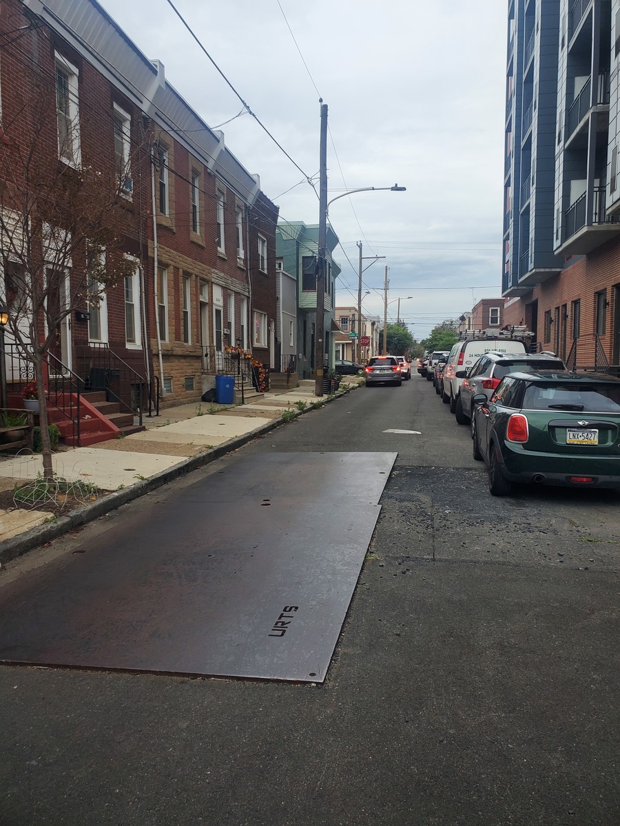 Photographic documentation of the work as submitted to the city's 311 record.