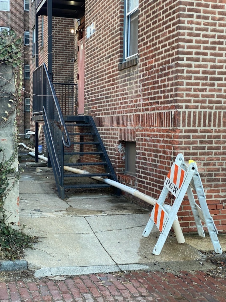 Photographic documentation of the work as submitted to the city's 311 record.
