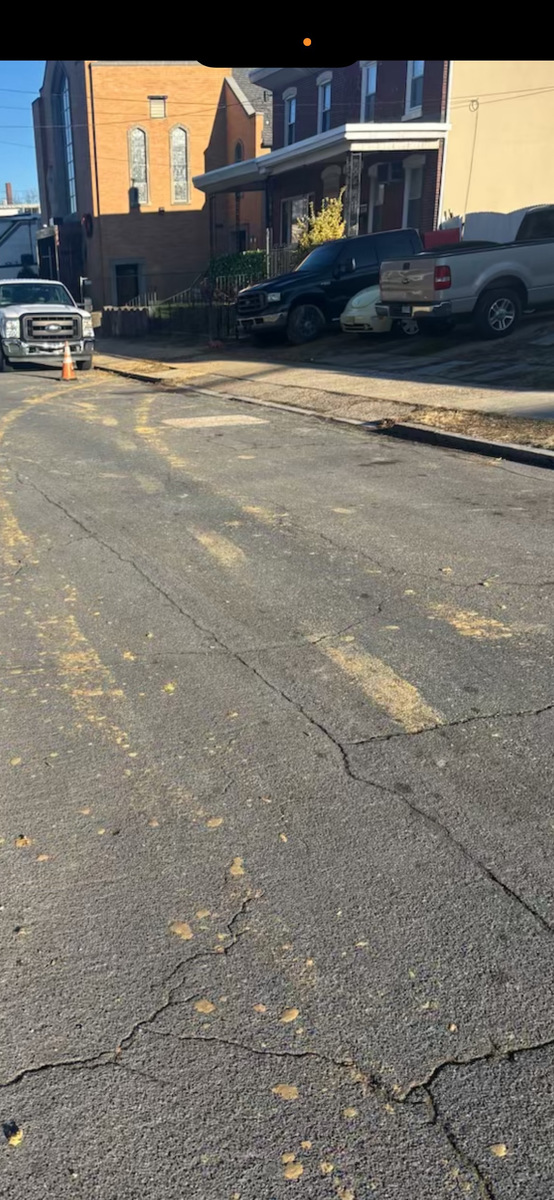 Photographic documentation of the work as submitted to the city's 311 record.