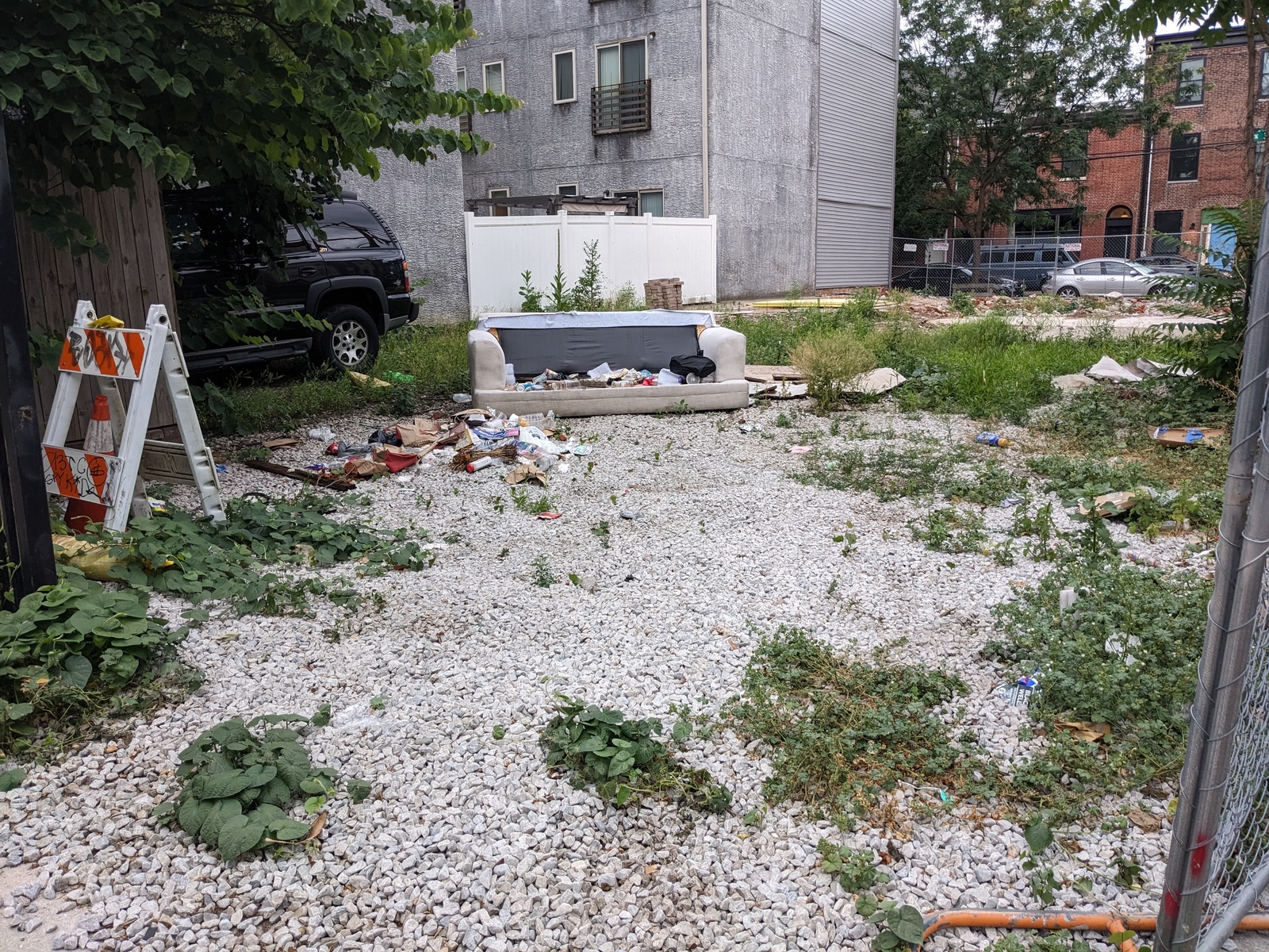 Photographic documentation of the work as submitted to the city's 311 record.
