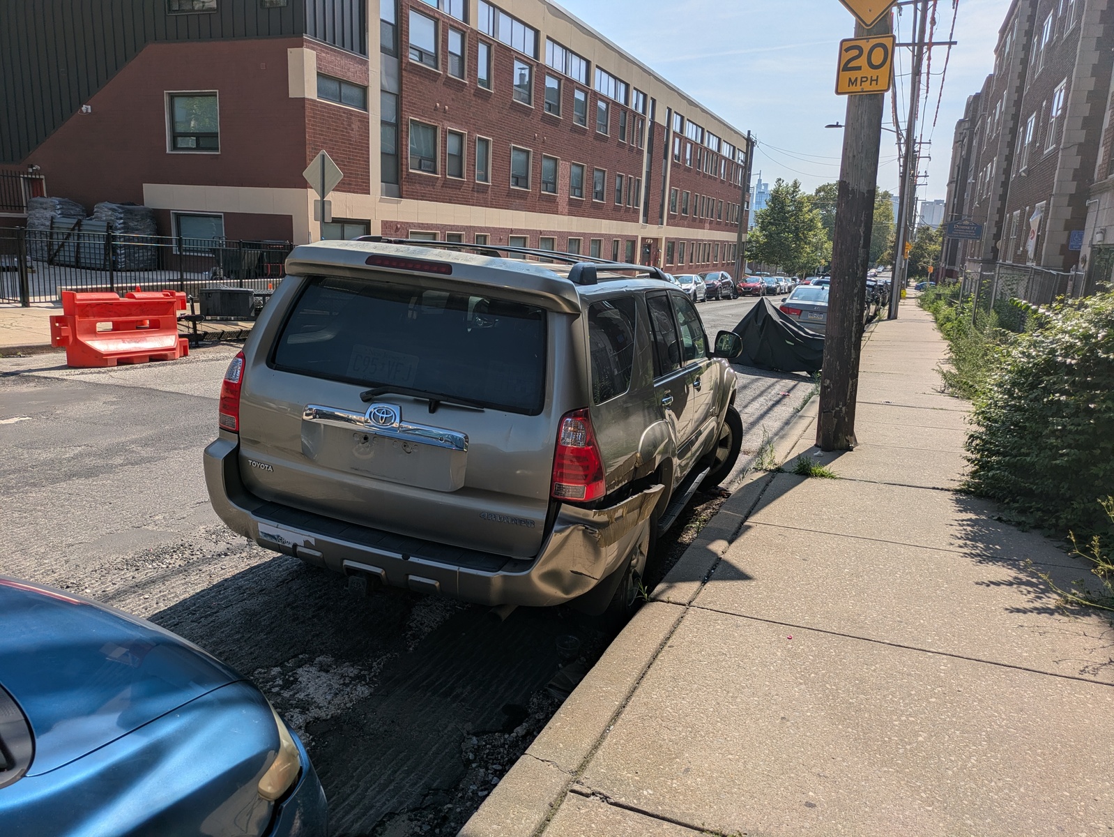 Photographic documentation of the work as submitted to the city's 311 record.