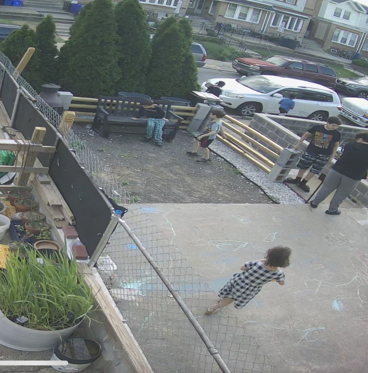 Photographic documentation of the work as submitted to the city's 311 record.