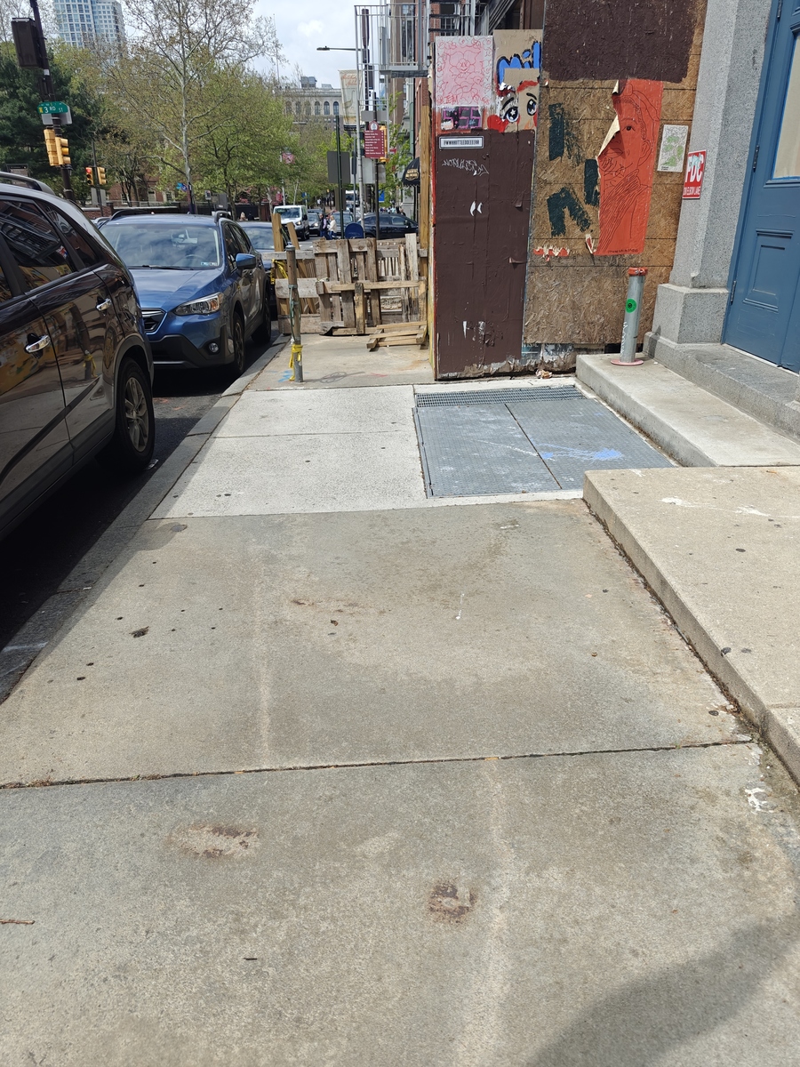 Photographic documentation of the work as submitted to the city's 311 record.