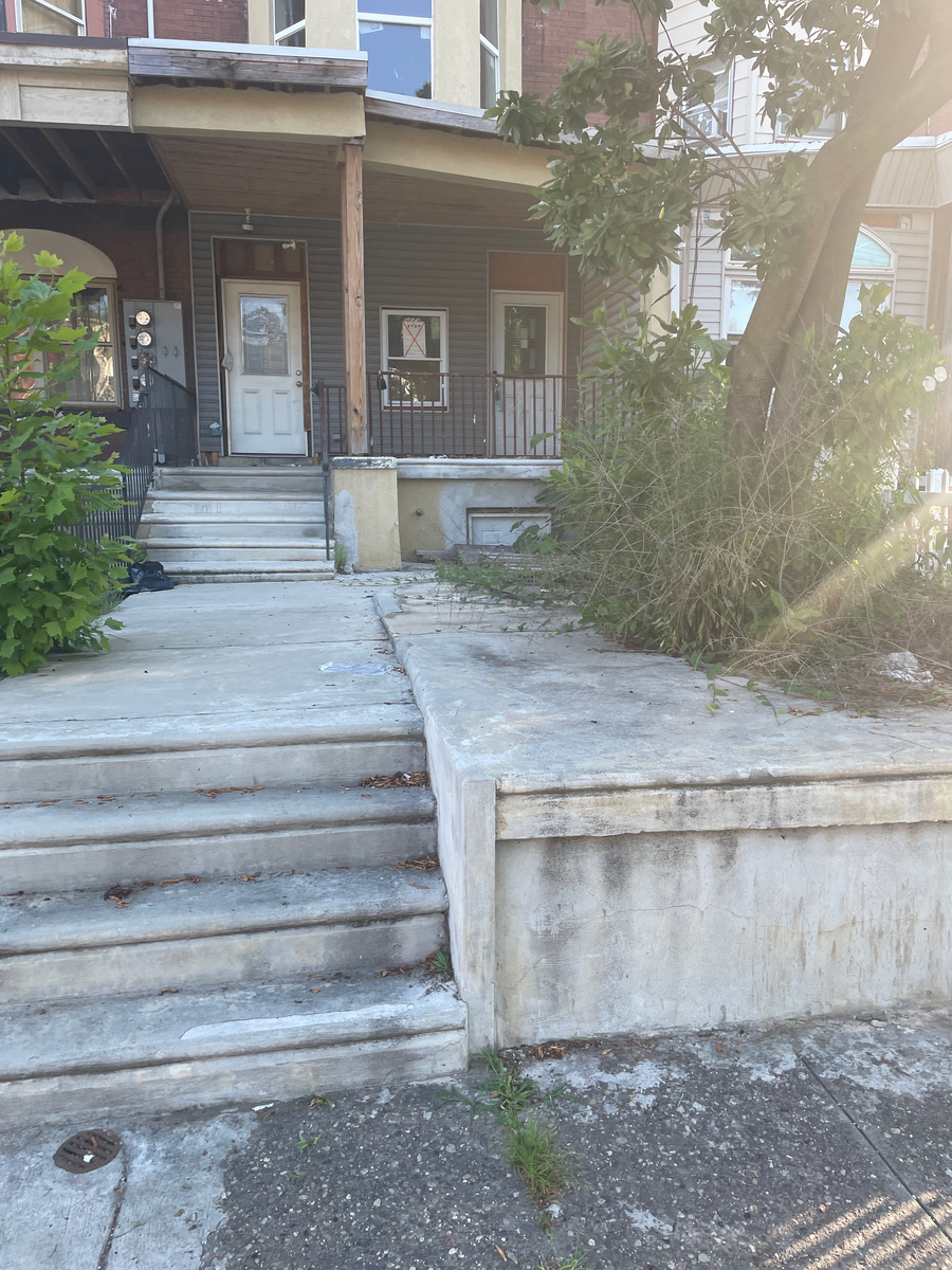 Photographic documentation of the work as submitted to the city's 311 record.