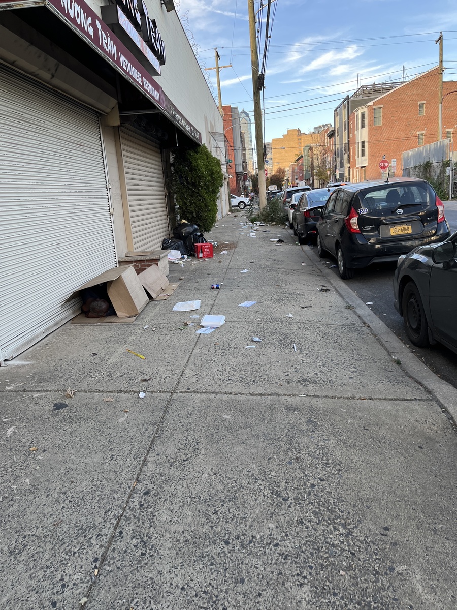 Photographic documentation of the work as submitted to the city's 311 record.
