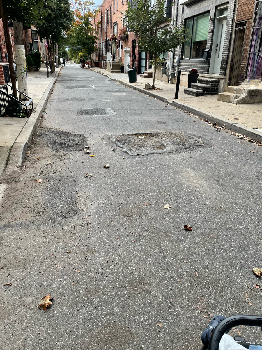Photographic documentation of the work as submitted to the city's 311 record.