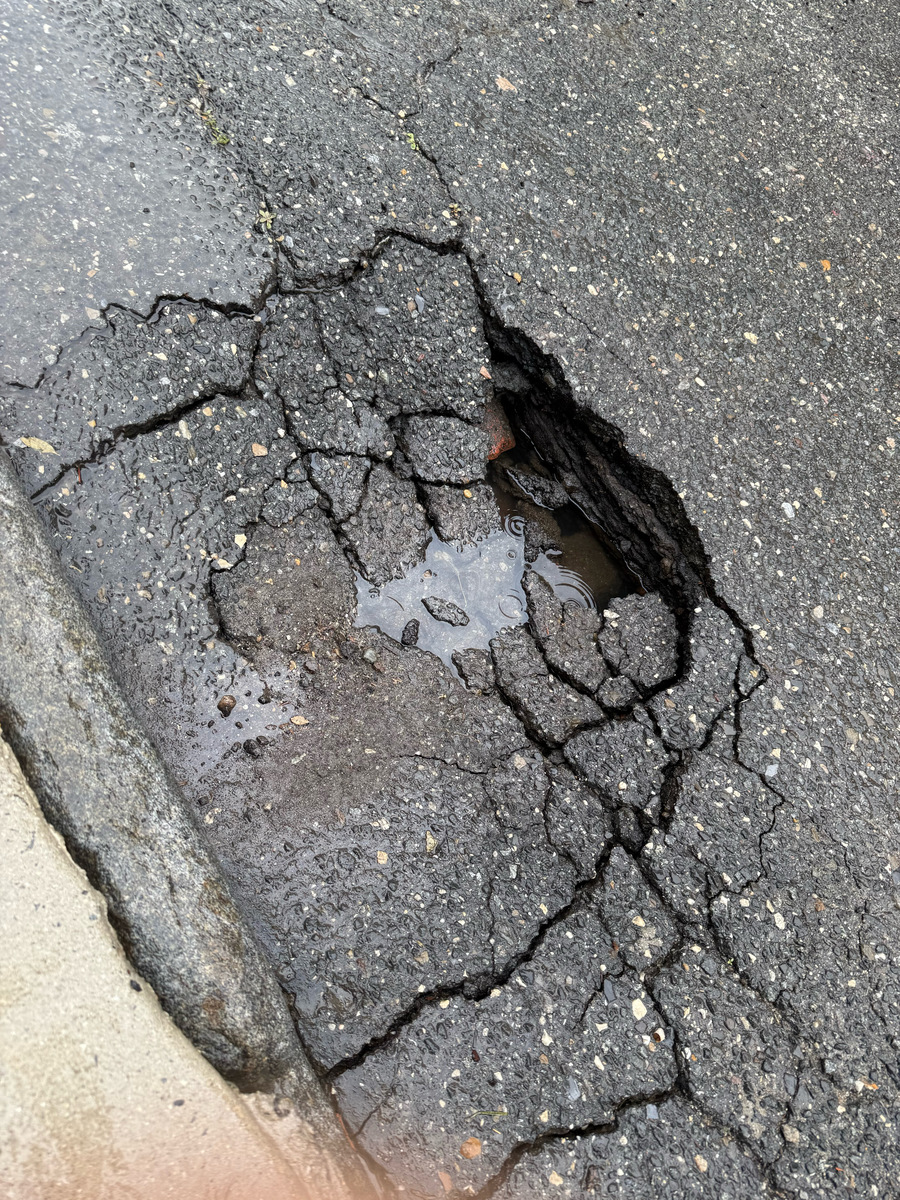 Photographic documentation of the work as submitted to the city's 311 record.