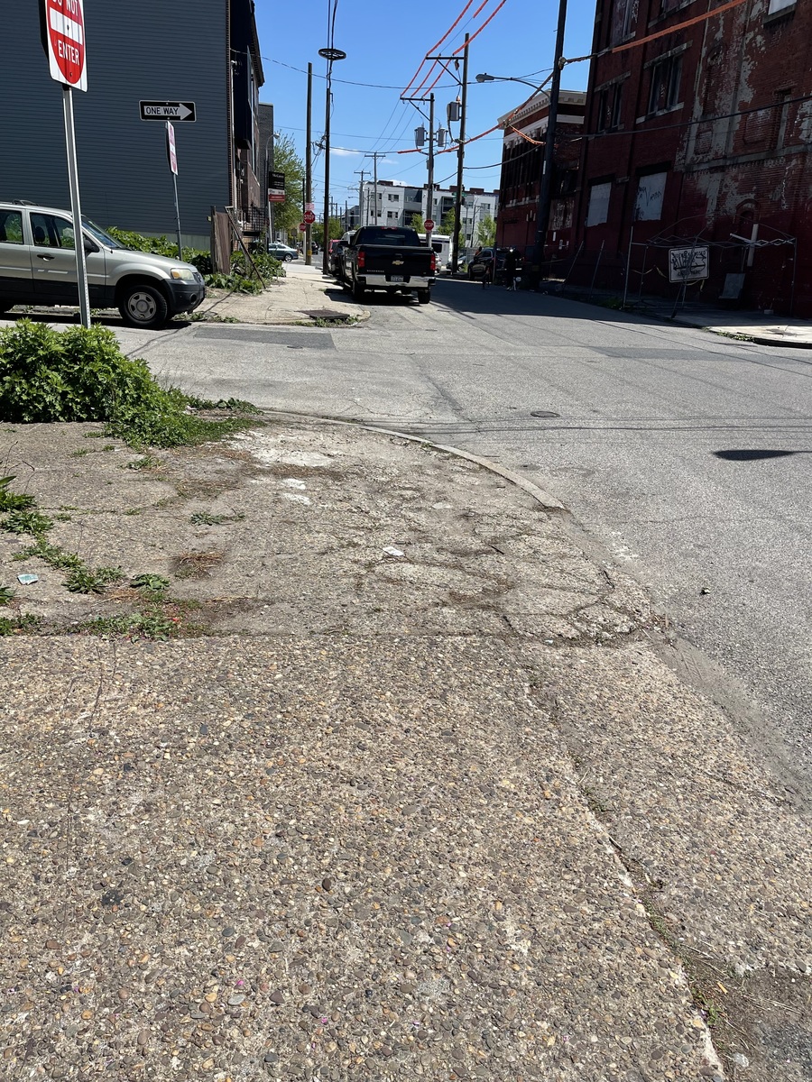 Photographic documentation of the work as submitted to the city's 311 record.