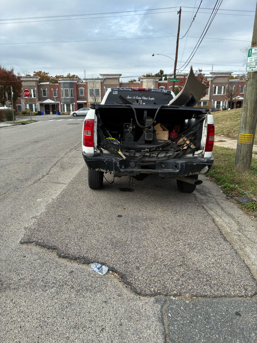 Photographic documentation of the work as submitted to the city's 311 record.