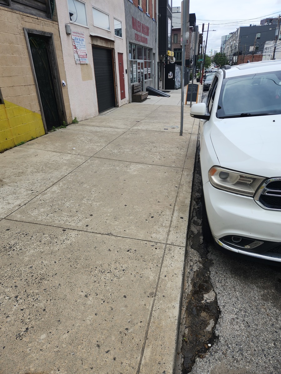 Photographic documentation of the work as submitted to the city's 311 record.