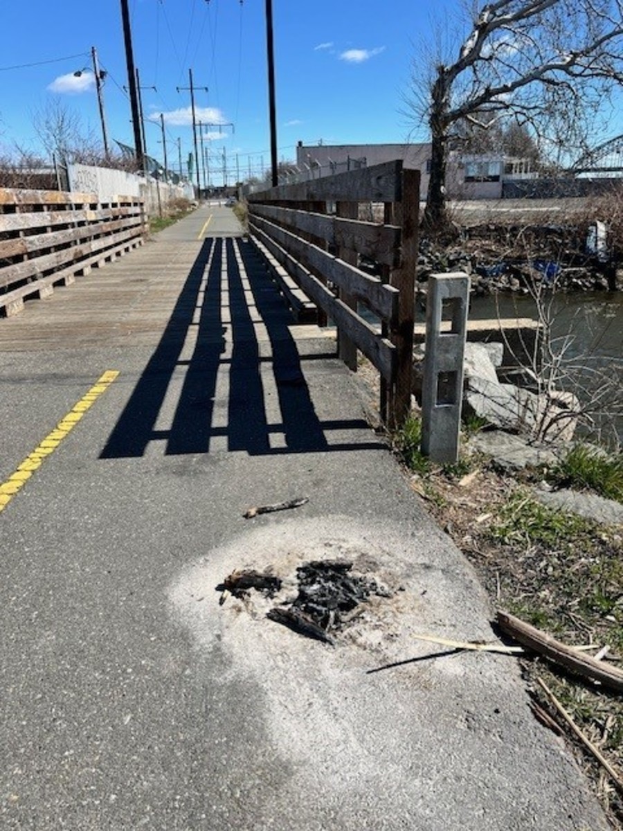 Photographic documentation of the work as submitted to the city's 311 record.
