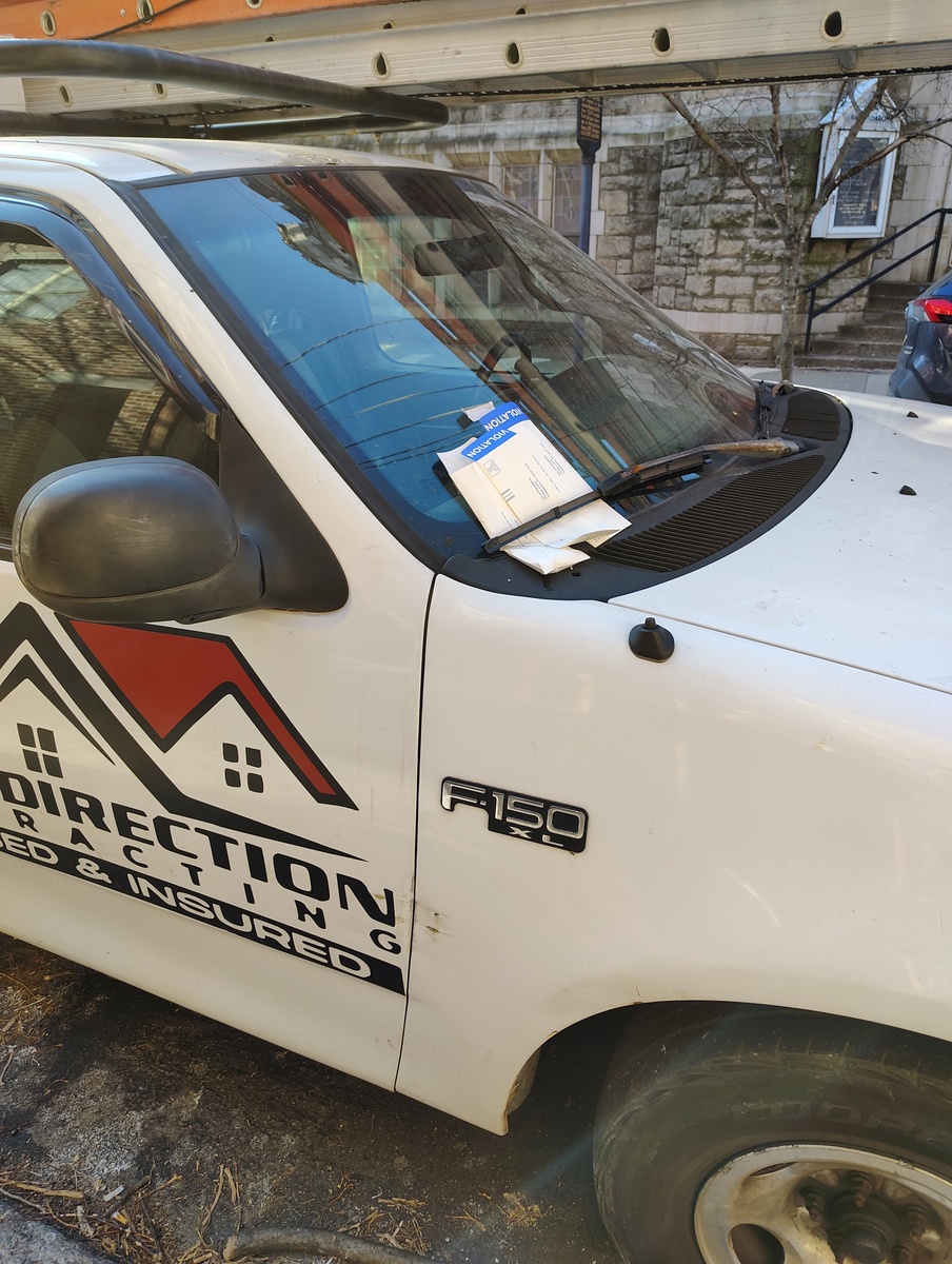 Photographic documentation of the work as submitted to the city's 311 record.