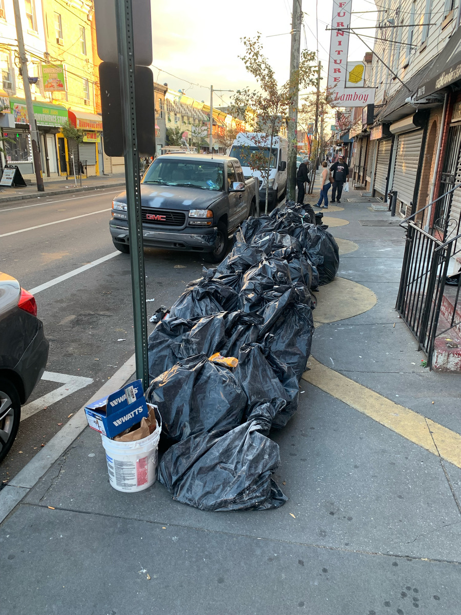 Photographic documentation of the work as submitted to the city's 311 record.