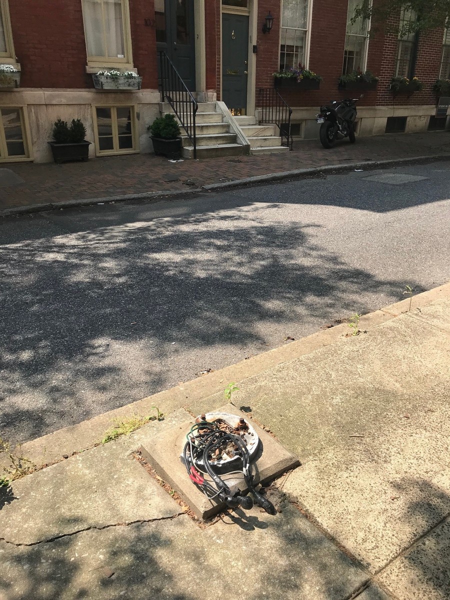 Photographic documentation of the work as submitted to the city's 311 record.