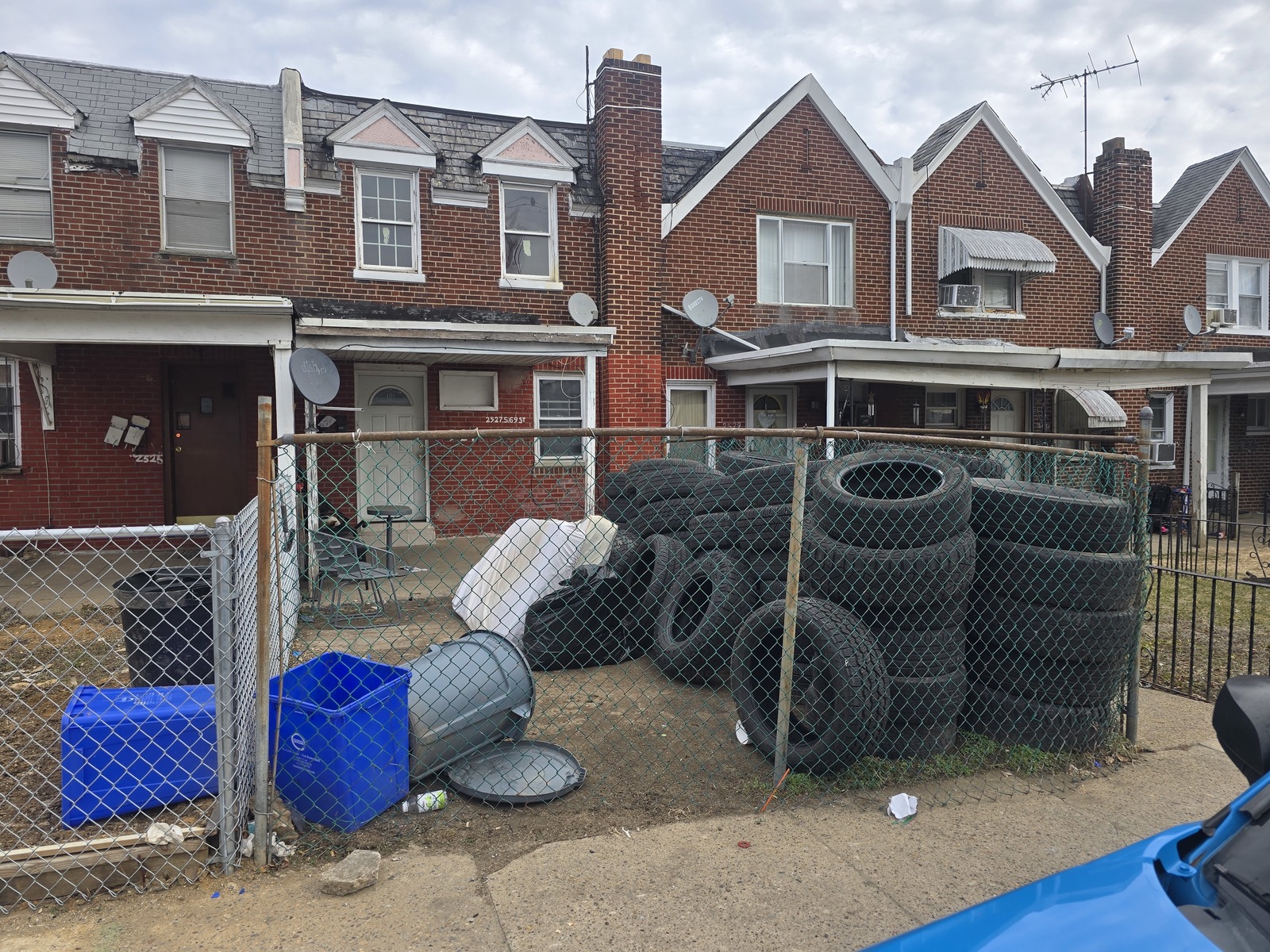 Photographic documentation of the work as submitted to the city's 311 record.