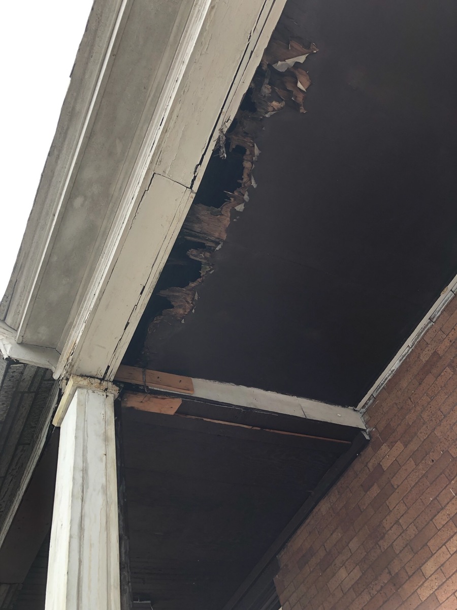 Photographic documentation of the work as submitted to the city's 311 record.