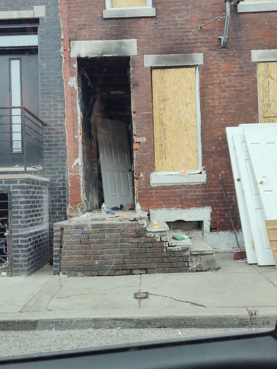 Photographic documentation of the work as submitted to the city's 311 record.