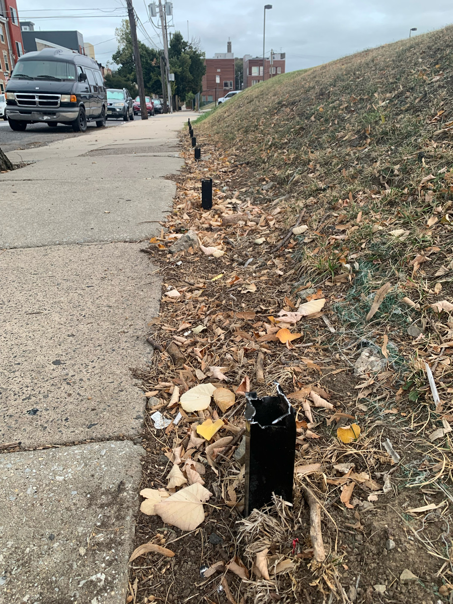 Photographic documentation of the work as submitted to the city's 311 record.