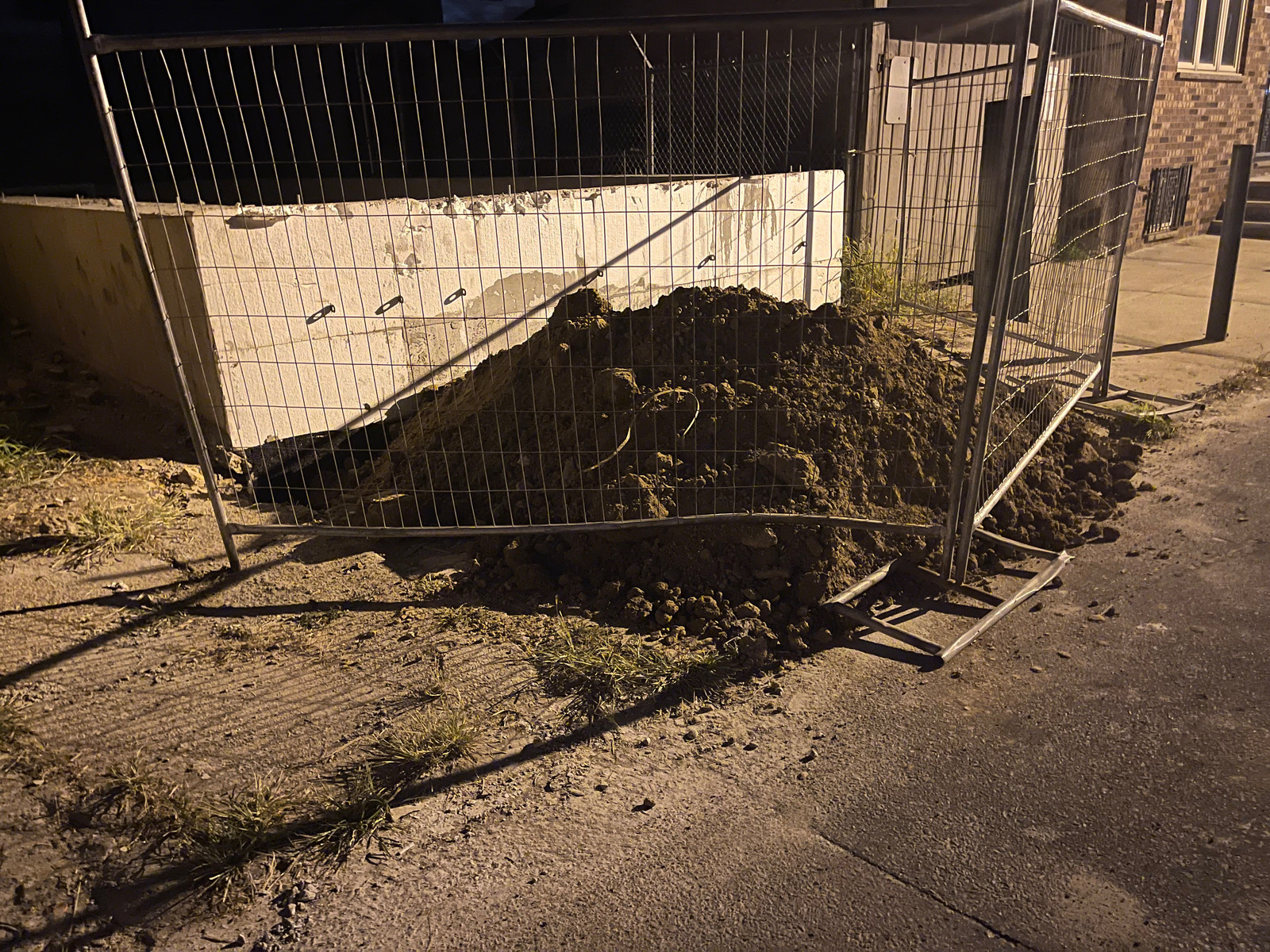 Photographic documentation of the work as submitted to the city's 311 record.