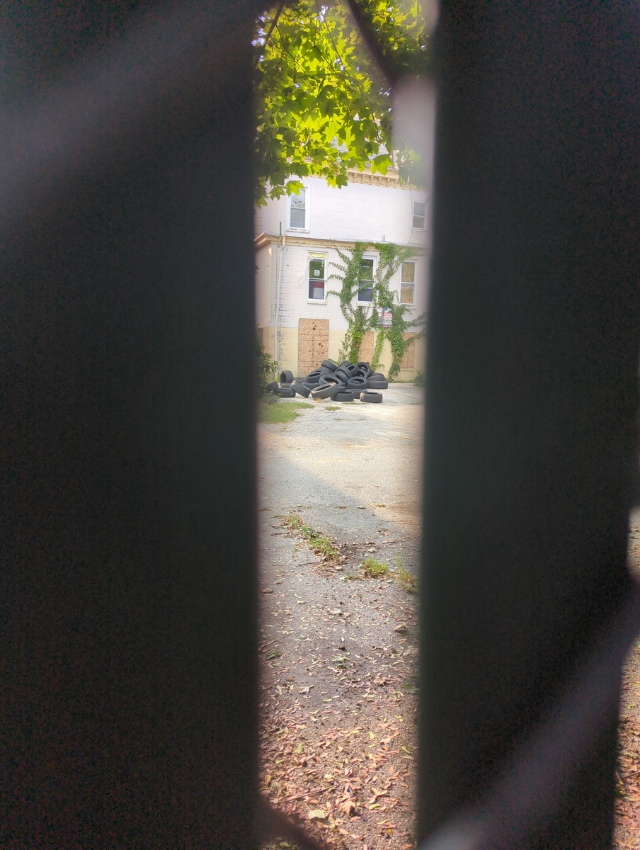 Photographic documentation of the work as submitted to the city's 311 record.