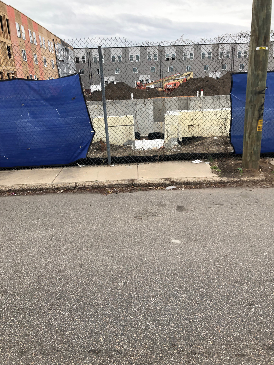 Photographic documentation of the work as submitted to the city's 311 record.