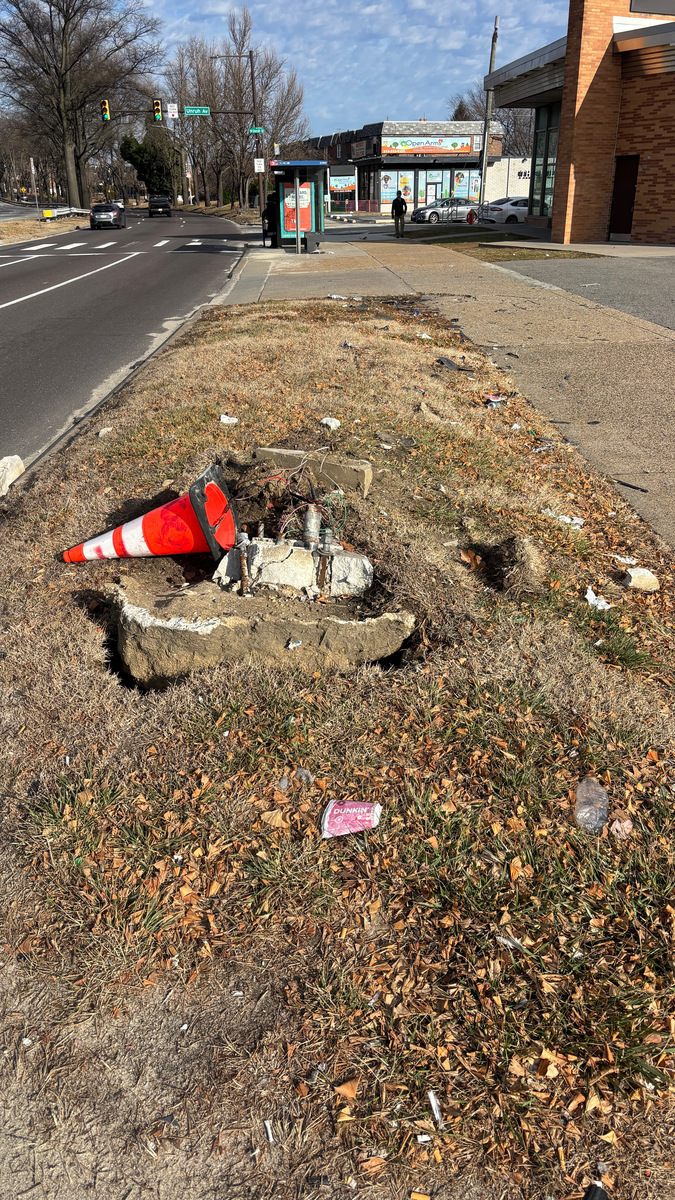 Photographic documentation of the work as submitted to the city's 311 record.