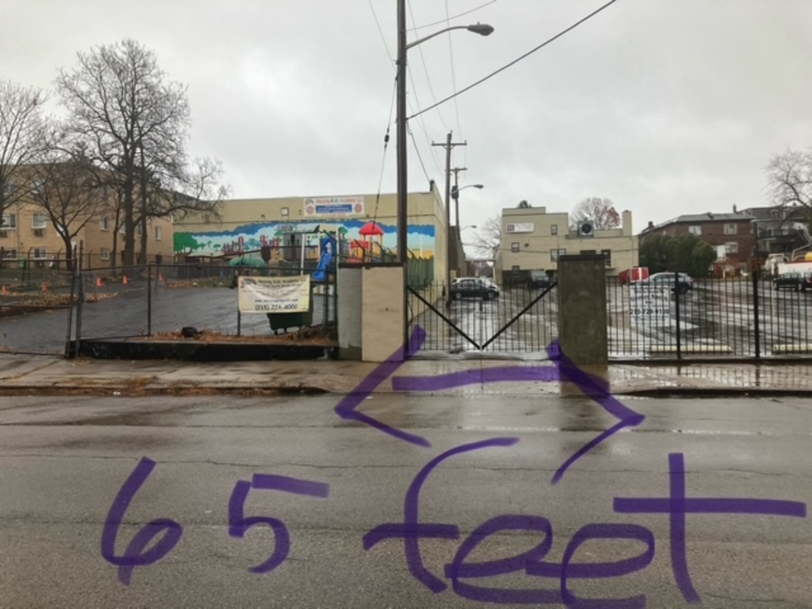 Photographic documentation of the work as submitted to the city's 311 record.