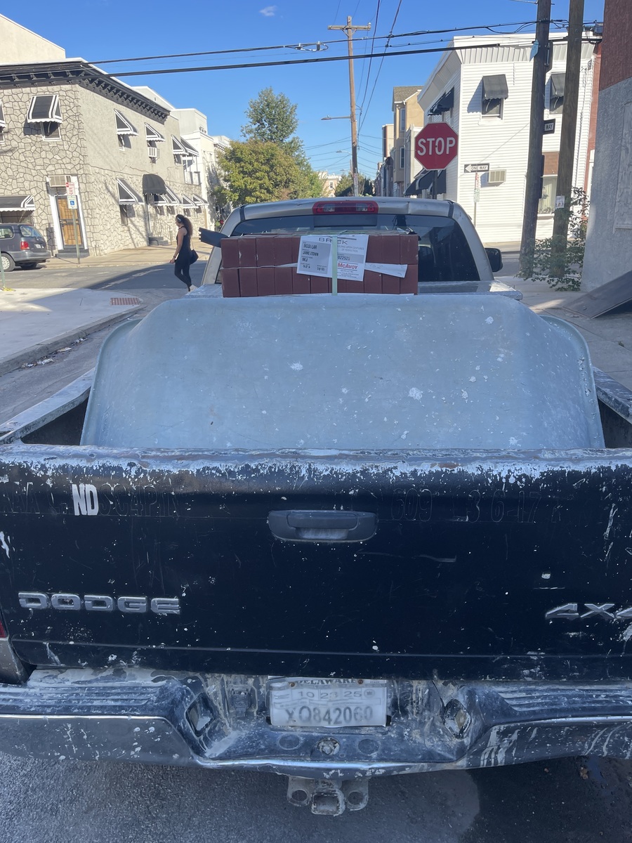 Photographic documentation of the work as submitted to the city's 311 record.