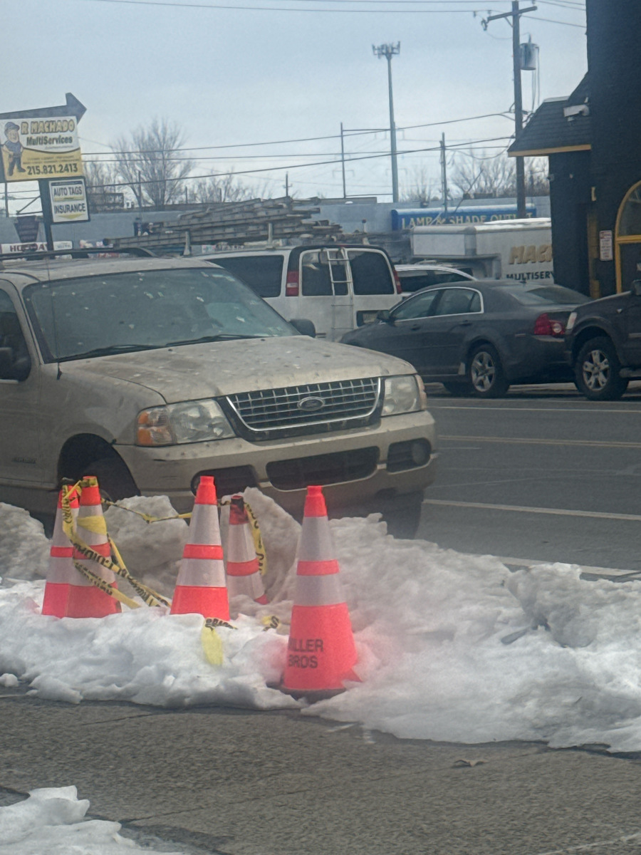 Photographic documentation of the work as submitted to the city's 311 record.