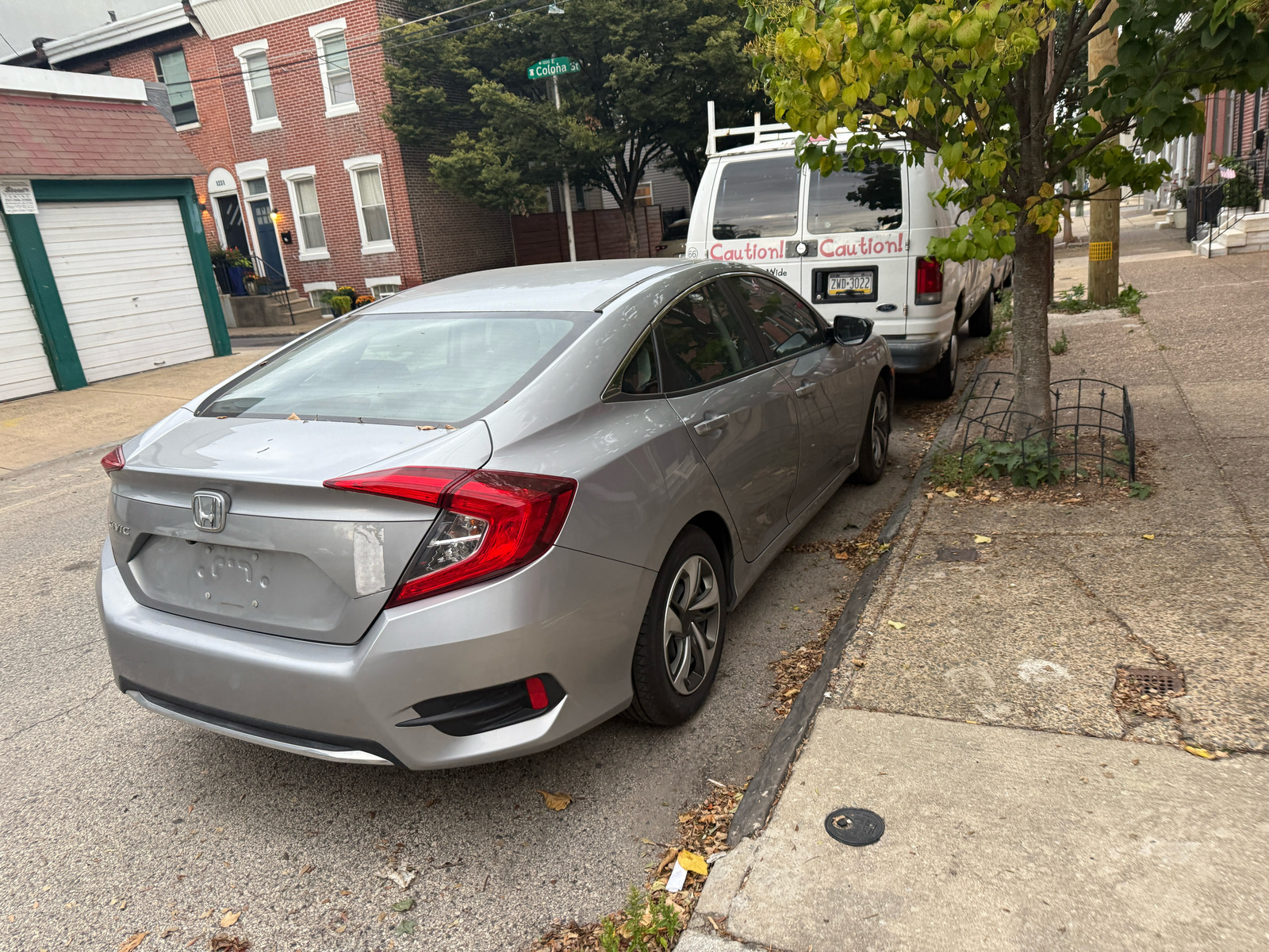 Photographic documentation of the work as submitted to the city's 311 record.