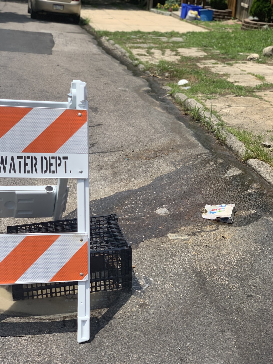 Photographic documentation of the work as submitted to the city's 311 record.