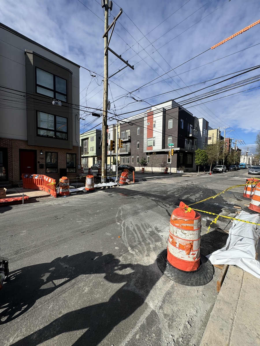 Photographic documentation of the work as submitted to the city's 311 record.