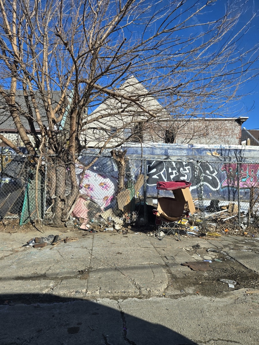 Photographic documentation of the work as submitted to the city's 311 record.