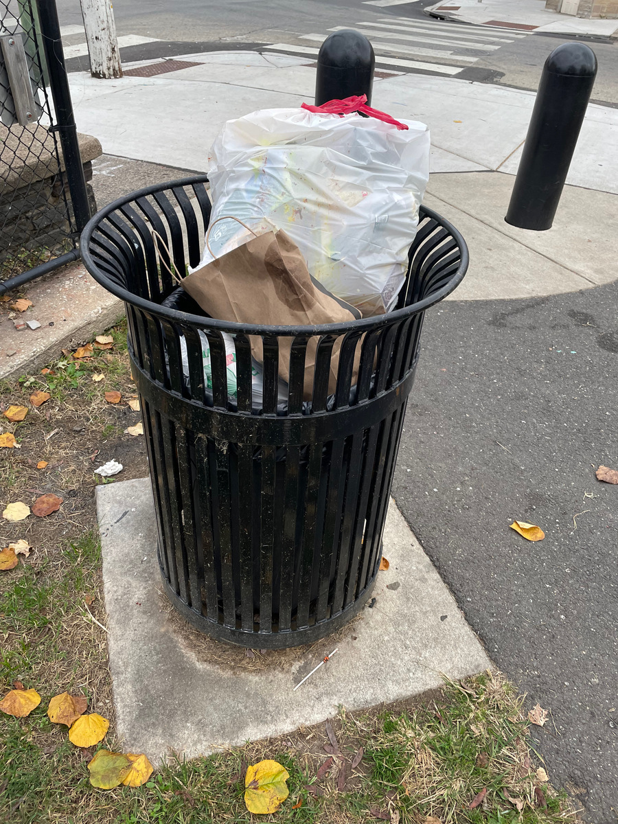 Photographic documentation of the work as submitted to the city's 311 record.