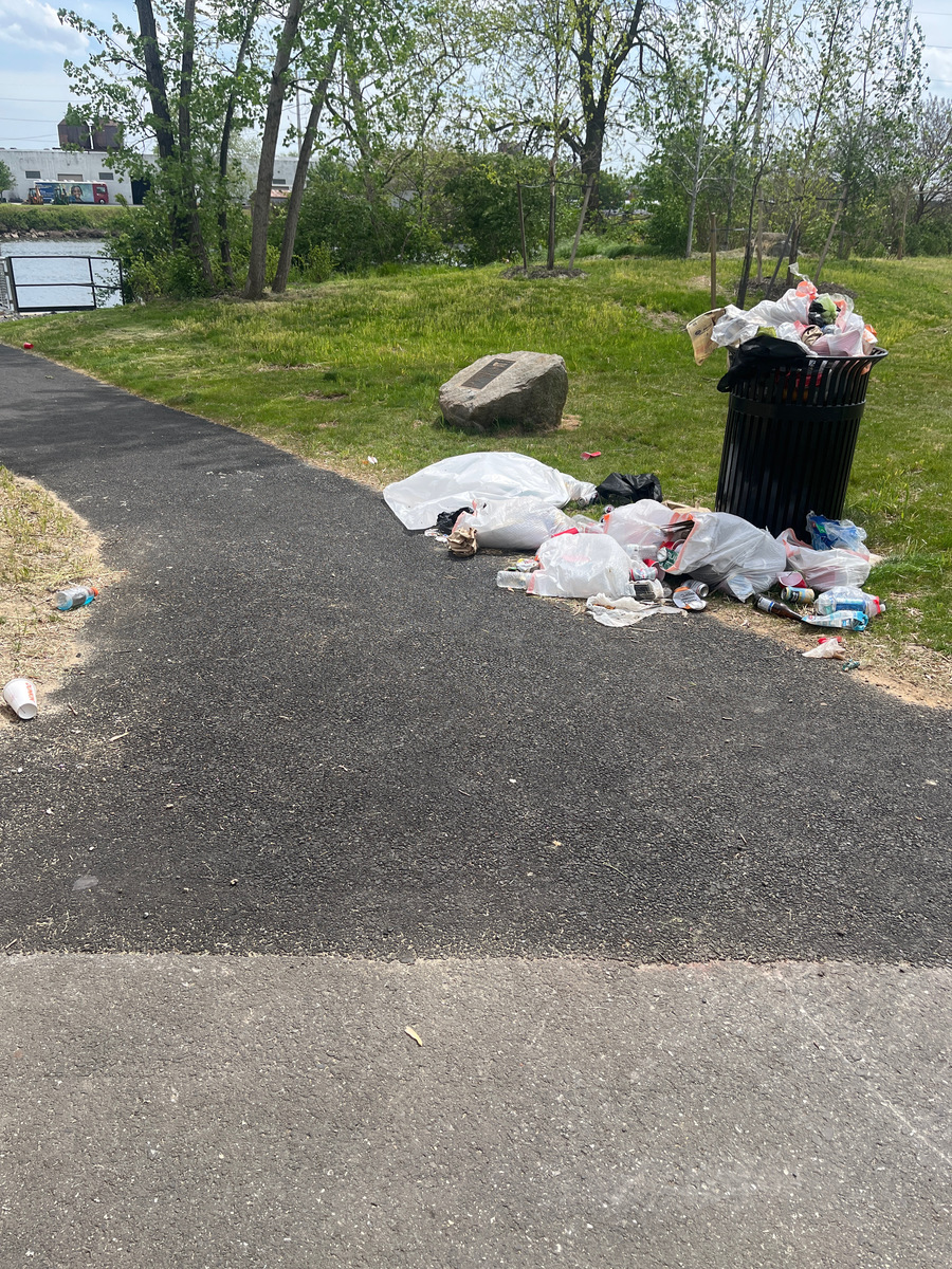 Photographic documentation of the work as submitted to the city's 311 record.