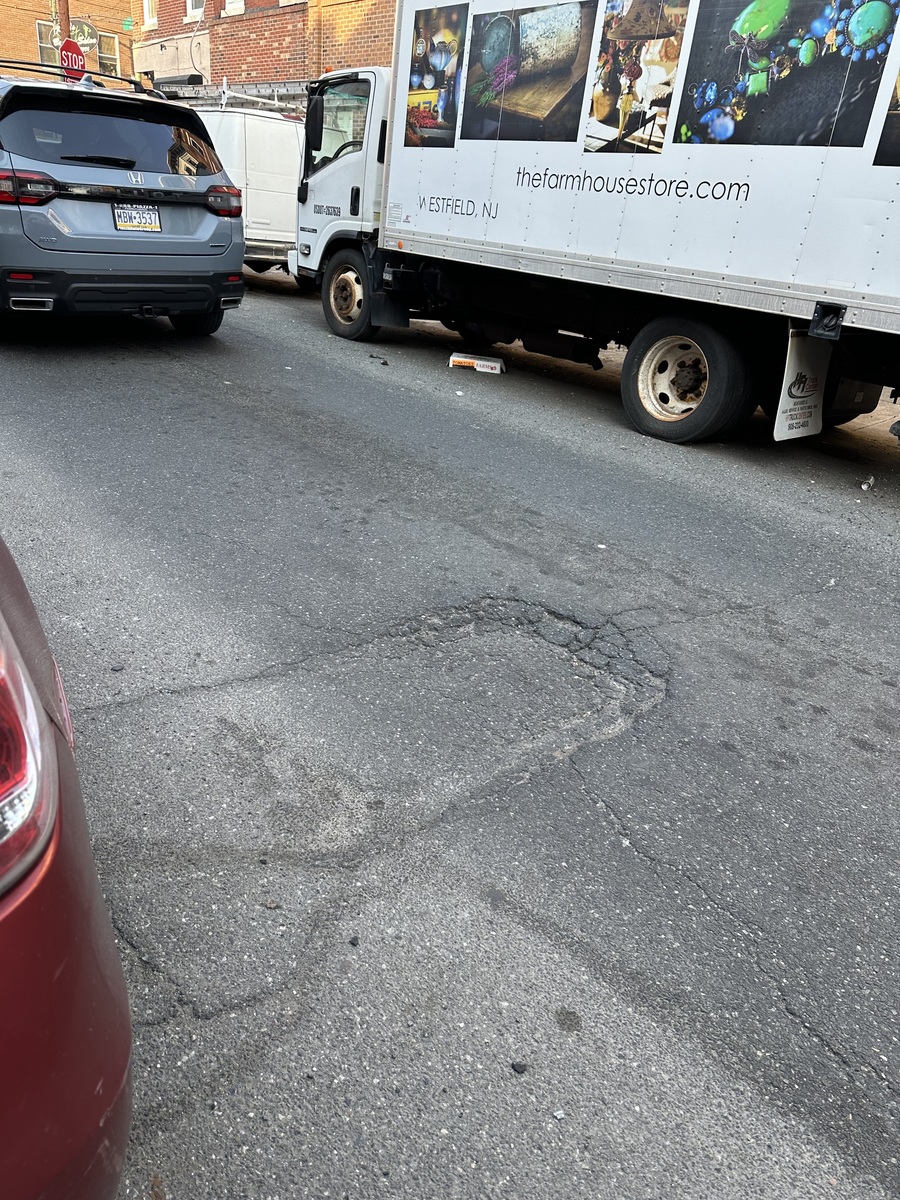 Photographic documentation of the work as submitted to the city's 311 record.