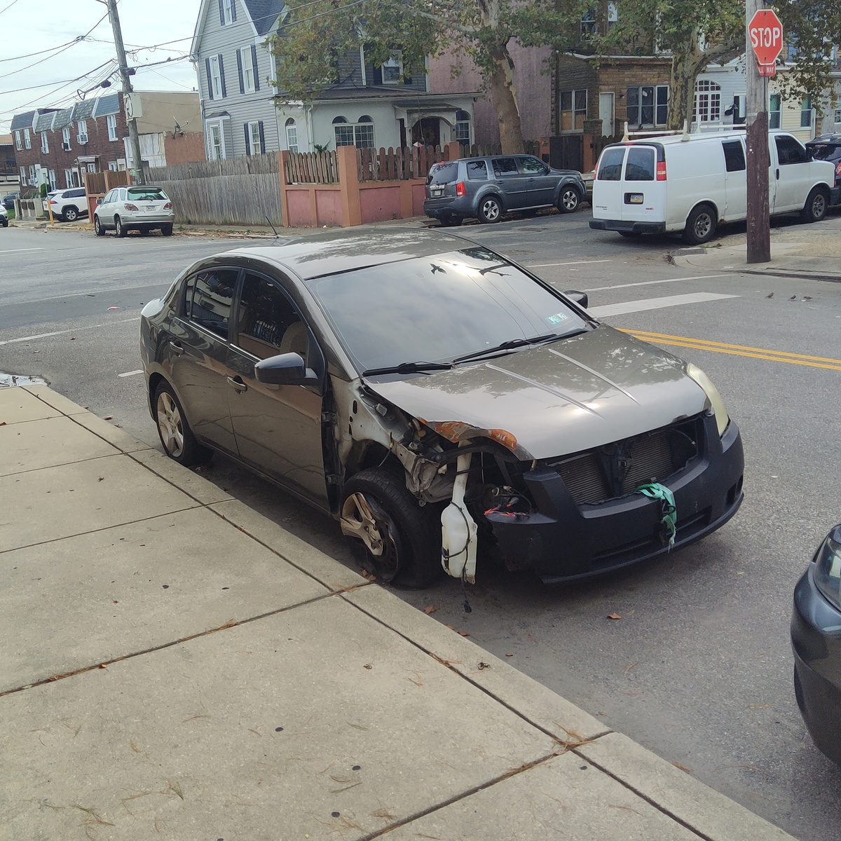 Photographic documentation of the work as submitted to the city's 311 record.