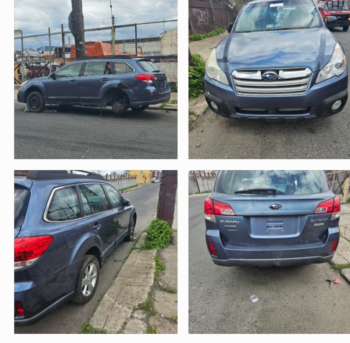 Photographic documentation of the work as submitted to the city's 311 record.